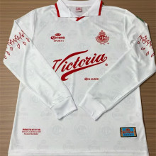 1996/1997 Deportivo Toluca Away Retro Long Sleeve Soccer Jersey 托卢卡