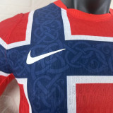 2026/27 Norway Home Red Player Version Soccer Jersey