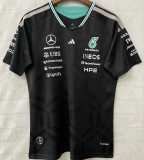 2026 Mercedes AMG Petronas F1 Black Team T-Shirt  圆领