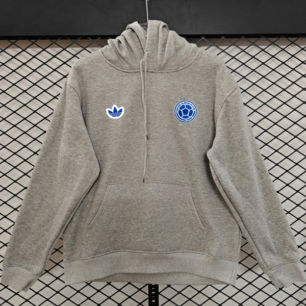2026/27 Colombia Away Grey Retro Style Hoody 小绣花 蓝标