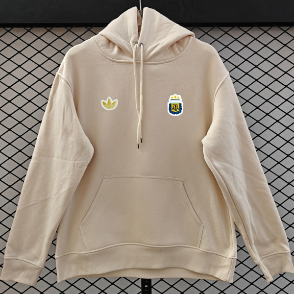 2026/27 Argentina Khaki Retro Style Hoody 小绣花 卡其色