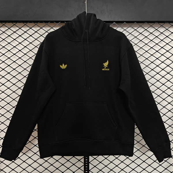 2026/27 Mexico Black Retro Style Hoody 小绣花 黑色