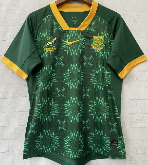 2026/27 South Africa Home Green Rugby Jersey  南非7人