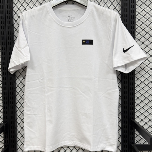 2026/27 NK x Kobe White Casual Pure Cotton T-Shirt   T286