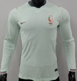 2026/27 France Away Player Version Long Sleeve Soccer Jersey