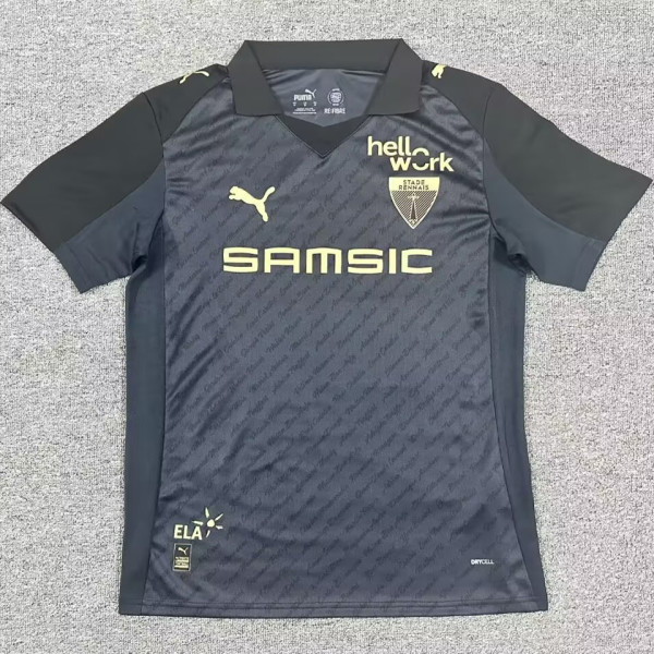 2026 Rennais 125th Anniversary Edition Black Fans Soccer Jersey 雷恩