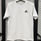 2026/27 AD White Casual Pure Cotton T-Shirt   T285 AD左上