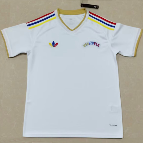 2026/27 Venezuela Away White Fans Soccer Jersey