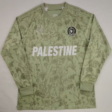 2026 FC Palestine Long Sleeve Fans Soccer Jersey 英文