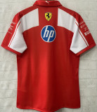 2026 Ferrari Red F1 POLO Team T-Shirt 有领