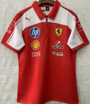 2026 Ferrari Red F1 POLO Team T-Shirt 有领