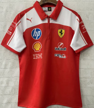 2026 Ferrari Red F1 POLO Team T-Shirt 有领