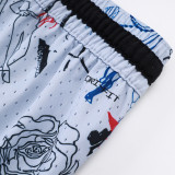 C2521 Jordan Casual Short Pants 涂鸦灰