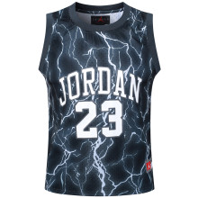 #23 AJ11 Jordan Casual Vest Jersey  闪电黑
