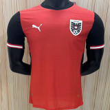 2026/27 Austria  Home Red Player Version Soccer Jersey
