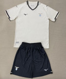 2025/26 Lazio Away White Kids Soccer Jersey