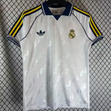 2026/27 RM Special Edition White Retro Style Fans Soccer Jersey 黄三边