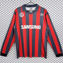 1991/1992 Frankfurt Home Red Retro Long Sleeve Soccer Jersey