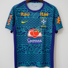 2024 Brazil Blue Training shirts