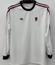 2026/27 M Utd Retro Syle Fans Long Sleeve Soccer Jersey