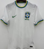 2026/27 Brazil White Retro Syle Fans Soccer Jersey