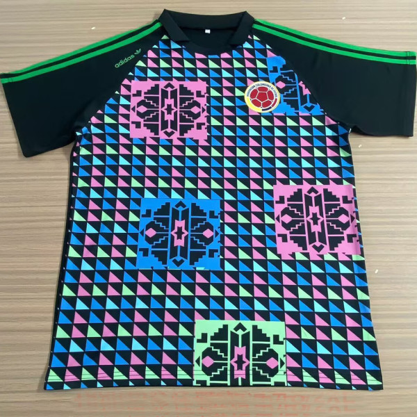 1990 Colombia Goalkeeper Retro Soccer Jersey
