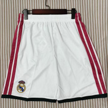 2026/27 RM Home White Fans Shorts Pants