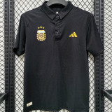 2026/27 Argentina Casual Quick Drying POLO T-Shirt    黑色