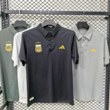 2026/27 Argentina Casual Quick Drying POLO T-Shirt    黑色