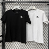 2026/27 AD Black Casual Pure Cotton T-Shirt  T290 三叶草