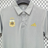 2026/27 Argentina Casual Quick Drying POLO T-Shirt    兰灰色