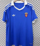 2026/27 Zaragoza Blue Retro Style Soccer Jersey