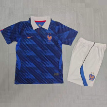 2026/27 France Home Blue Kids Soccer Jersey