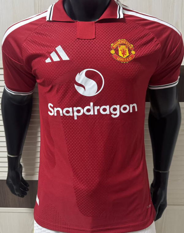 2026/27 M Utd Home Red Player Version Soccer Jersey