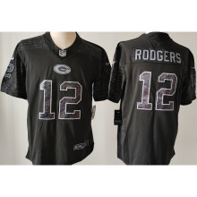 RODGERS #12 Men's Green Bay Packers NFL Jersey 包装工