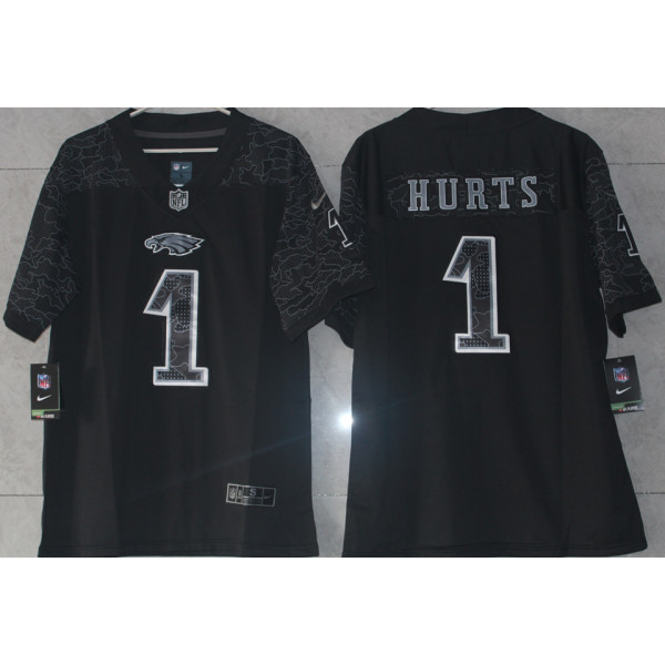 HURTS #1 Men's Philadelphia Eagles NFL Jersey 老鹰
