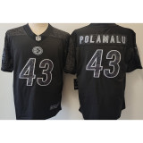 POLAMALU #43 Men's Pittsburgh Steelers NFL Jersey 钢人