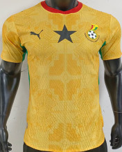 2026/27 Ghana Away Yellow Player Version Soccer Jersey