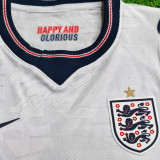 2026/27 England Home White Player Version Kids Jersey 球员版童装