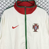 2010/2011 Portugal White Retro Windbreaker