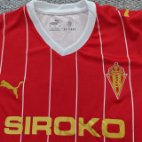 2026/27 Gijon Red Retro Style Soccer Jersey 希洪竞技