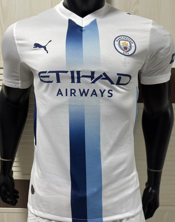 2026/27 Man City Away White Player Version Soccer Jersey