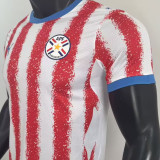 2026/27 Paraguay Home Red White Player Version Soccer Jersey