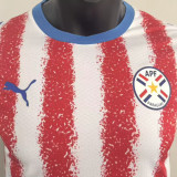 2026/27 Paraguay Home Red White Player Version Soccer Jersey