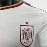 2026/27 Spain Away Player Version Long Sleeve Soccer Jersey
