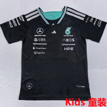 2026 Mercedes AMG Petronas F1 Black Kids Team T-Shirt   童装