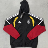 2026/27 Germany Black Windbreaker 带帽