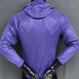 2026/27 France Purple Double Layered Windbreaker  (Size is Slightly Small ,Please Purchase a Large Size)
