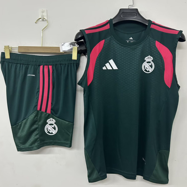 2026/27 RM Green Training Vest Jersey (A Set)