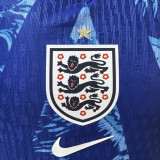 2026/27 England Blue Goalkeeper Player Version Soccer Jersey
